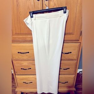 Madison Wide Leg Pants in Light Cream